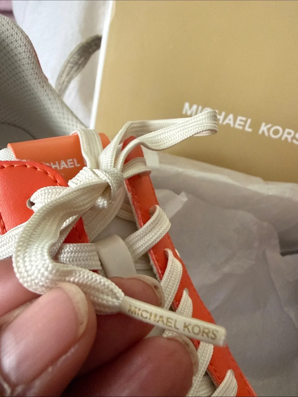 Michael Kors Poppy multi Low-Top Lace-Up Sneakers